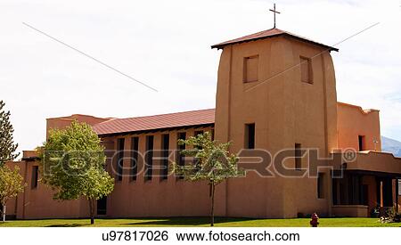 christ king catholic church la veta colorado co View Large Photo Image Stock Photograph - christ king catholic church la veta colorado co. Fotosearch
