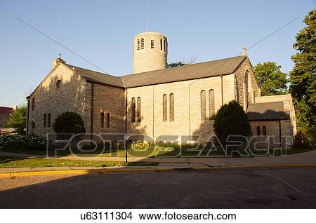 Picture -  church fort snelling state park st saint st.. Fotosearch