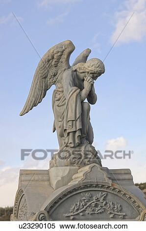 Stock Photography -  church grave marker cemetary las vegas new. Fotosearch