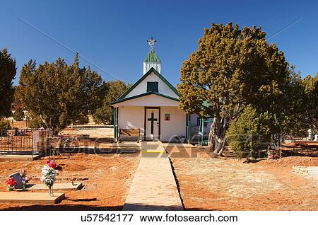 Stock Photo -  church la manga new mexico nm ruins abbey. Fotosearch