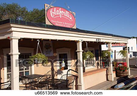 clafoutis restaurant cafe santa fe nm eleven View Large Photo Image Stock Photo - clafoutis restaurant cafe santa fe nm eleven. Fotosearch