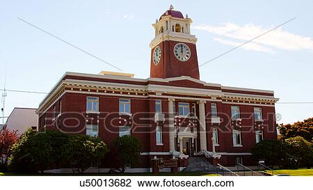 Stock Image -  clallam county courthouse port angeles hiway 101. Fotosearch