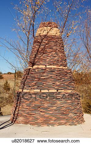 Stock Photo -  clay sculpture cerrillos new mexico nm los santa. Fotosearch