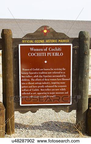 cochiti pueblo marker women females signage sign View Large Photo Image Stock Image - cochiti pueblo marker women females signage sign. Fotosearch
