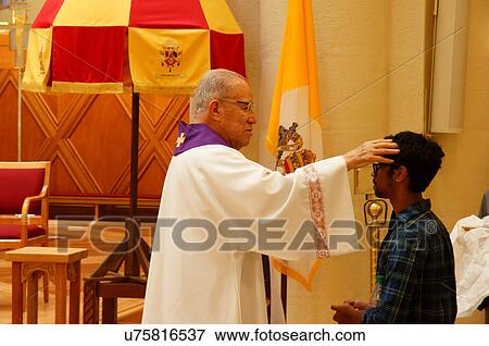 Stock Photo -  communion at altar cathedral basilica saint st.. Fotosearch