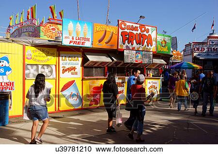 concession vendor midway colorful new mexico View Large Photo Image Stock Image - concession vendor midway colorful new mexico. Fotosearch