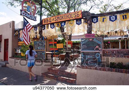 Stock Image -  cowgirl bbq cafe restauran santa fe nmt thirty. Fotosearch