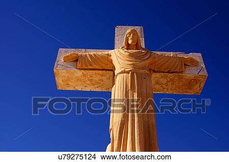 cristo el rey statue christ paso texas tx jesus View Large Photo Image Picture - cristo el rey statue christ paso texas tx jesus. Fotosearch