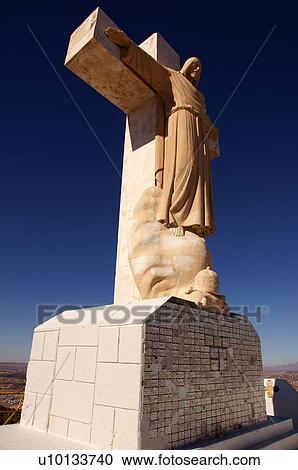 cristo el rey statue christ paso texas tx jesus View Large Photo Image Stock Image - cristo el rey statue christ paso texas tx jesus. Fotosearch