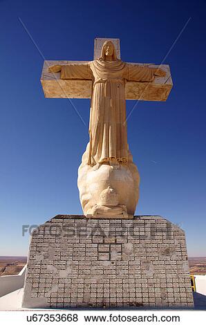 cristo el rey statue christ paso texas tx jesus View Large Photo Image Stock Photo - cristo el rey statue christ paso texas tx jesus. Fotosearch
