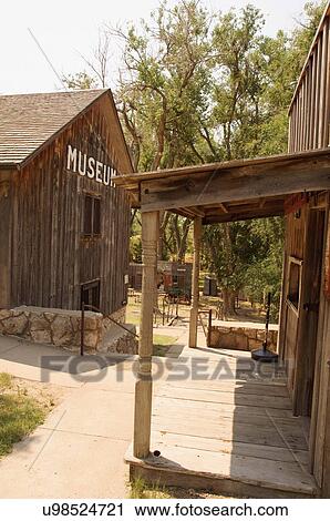 Stock Image -  dalton gang hideout museum meade kansas ks. Fotosearch