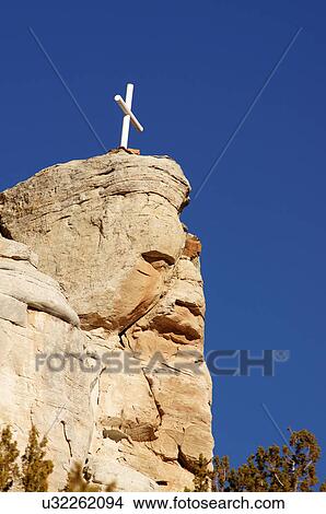 Picture -  demon devil rock formation new mexico nm design. Fotosearch