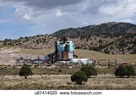 Stock Image -  dicaperl perlite mine no agua new mexico nm. Fotosearch