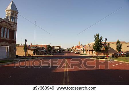 downtown kingman kansas ks burghal center city View Large Photo Image Stock Photo - downtown kingman kansas ks burghal center city. Fotosearch