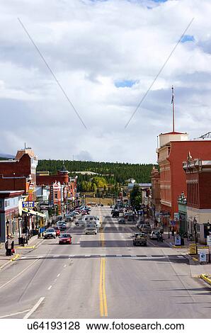 Stock Photo -  downtown leadville colorado co historic lake. Fotosearch