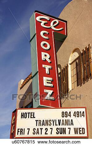 Stock Photography -  el cortez theatre truth or new mexico nm theater. Fotosearch