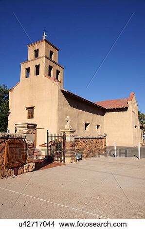 Picture -  el santuario de guadalupe church santa fe new nm. Fotosearch