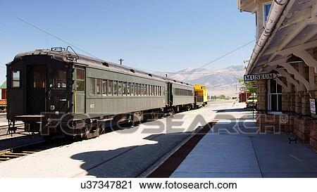 Stock Image -  ely nevada northern railroad museum nv ghost. Fotosearch