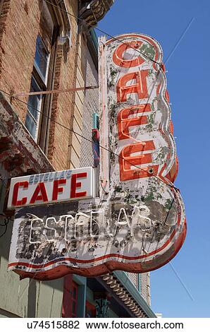 estellas restaurant las vegas nm cafe sign new View Large Photo Image Stock Image - estellas restaurant las vegas nm cafe sign new. Fotosearch