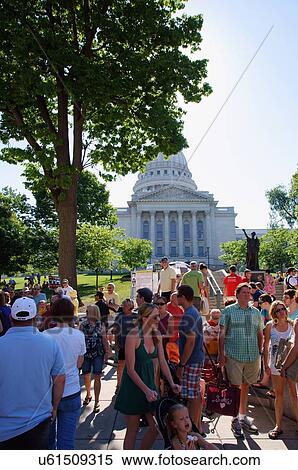 farmers market madison wisconsin wi capital seat View Large Photo Image Stock Photography - farmers market madison wisconsin wi capital seat. Fotosearch