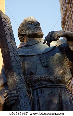 Stock Photo -  fray garcia de san francisco statue founder of. Fotosearch