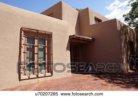 Stock Photography -  georgia okeefe okeeffe museum santa fe new nm. Fotosearch