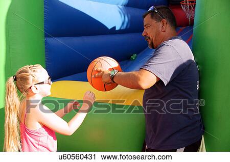 Stock Image -  girl child kid basketball sport man male person. Fotosearch