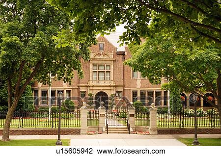 Stock Image -  governors mansion saint st. st paul minnesota mn. Fotosearch