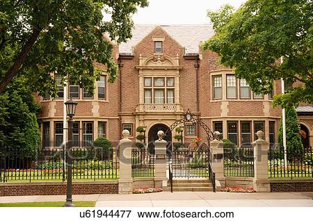 Stock Photo -  governors mansion saint st. st paul minnesota mn. Fotosearch