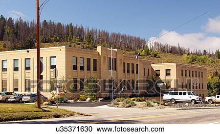 grand county courthouse hot sulphur springs co View Large Photo Image Stock Image - grand county courthouse hot sulphur springs co. Fotosearch