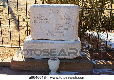 Picture -  gravesite graveyard grave kid billy elusive fort. Fotosearch
