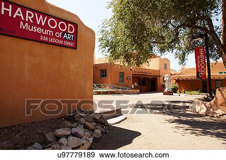 harwood museum in the taos new mexico place for View Large Photo Image Stock Photo - harwood museum in the taos new mexico place for. Fotosearch