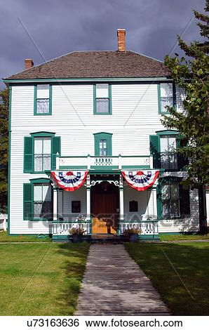 Stock Photograph -  healy house museum leadville colorado co home. Fotosearch