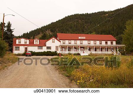 Stock Image -  historic peck house empire colorado co clear new. Fotosearch