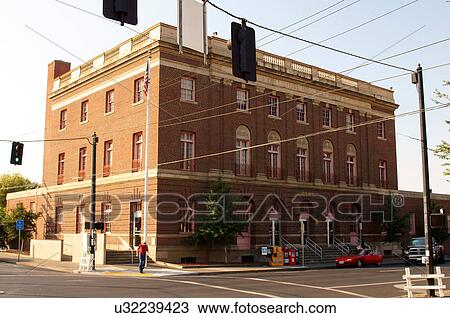 Stock Image -  historic post office courthouse pendleton oregon. Fotosearch
