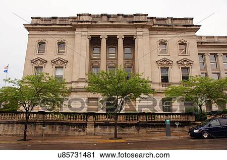 Stock Image -  historical society building university wisconsin. Fotosearch