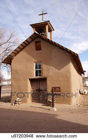 holy cross catholic church in santa cruz nm new View Large Photo Image Stock Photo - holy cross catholic church in santa cruz nm new. Fotosearch