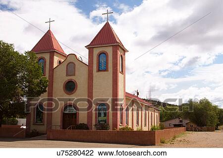 holy family catholic church fort garland co View Large Photo Image Stock Image - holy family catholic church fort garland co. Fotosearch