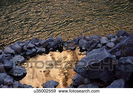 Stock Photo -  hot springs mineral bath near john dunn bridge. Fotosearch