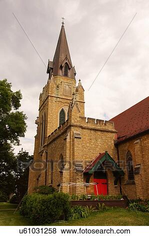 immaculate heart mary church saint st. st paul View Large Photo Image Stock Photo - immaculate heart mary church saint st. st paul. Fotosearch