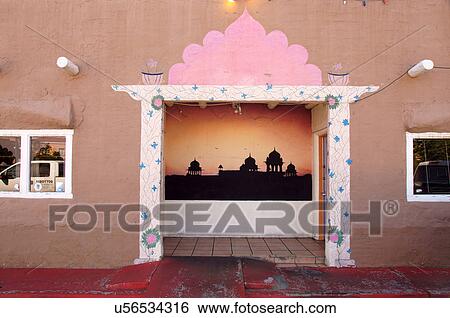 Stock Photograph -  india palace cafe restaurant santa fe nm forty. Fotosearch