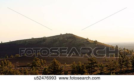 Stock Image -  inferno cone craters moon national monument. Fotosearch