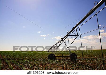 irrigation called central pivot circle method in View Large Photo Image Stock Photo - irrigation called central pivot circle method in. Fotosearch