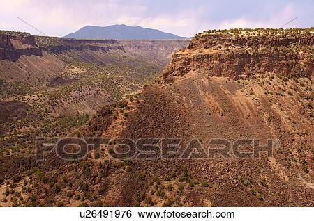 Stock Photograph -  junta trail rio grande del norte monument grand. Fotosearch
