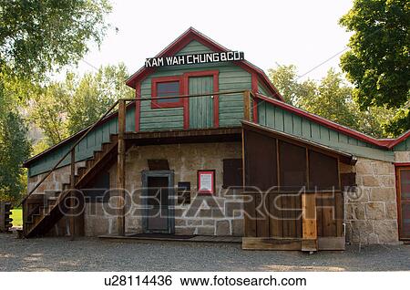 Stock Photograph -  kam wah chung museum john day oregon or co. Fotosearch