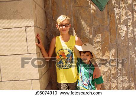 Stock Image -  kids children boys buddies pals portrait 2012. Fotosearch