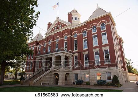 Stock Image -  kingman county courthouse kansas ks seat for. Fotosearch