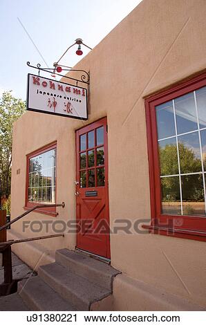 Stock Image -  kohnami restaurant cafe santa fe nm thirty five. Fotosearch