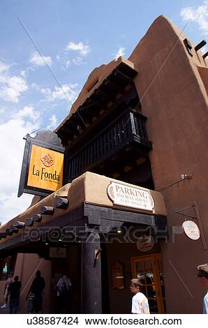 la fonda restaurant santa fe new mexico nm buy View Large Photo Image Picture - la fonda restaurant santa fe new mexico nm buy. Fotosearch