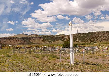 Picture -  la mesitas graveyard ruins colorado co chapel. Fotosearch